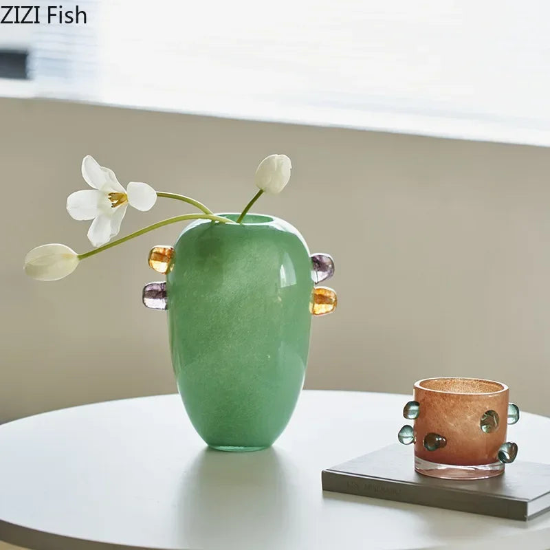 vase en verre créatif pour décoration et arrangement floral - vue 5 sur 10