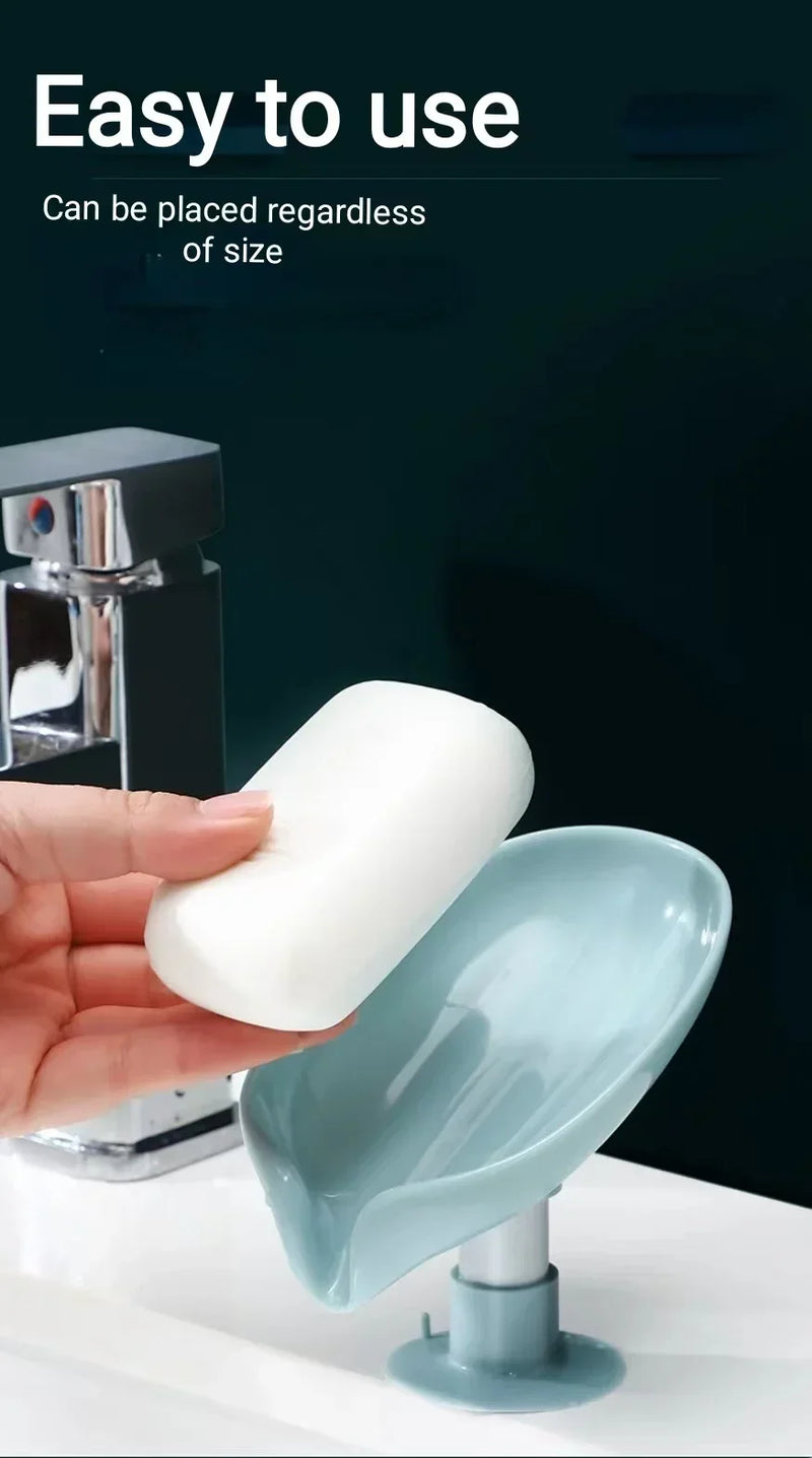boîte à savon lotus créative avec ventouse pratique
