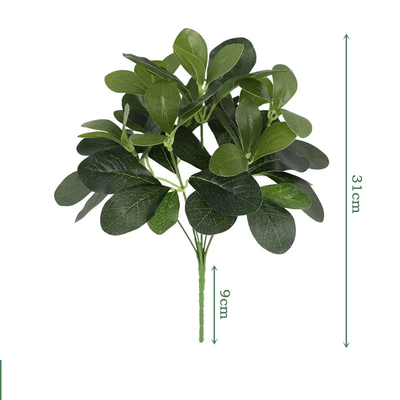 feuilles de bambou artificielles en soie pour décoration élégante - vue 20 sur 32