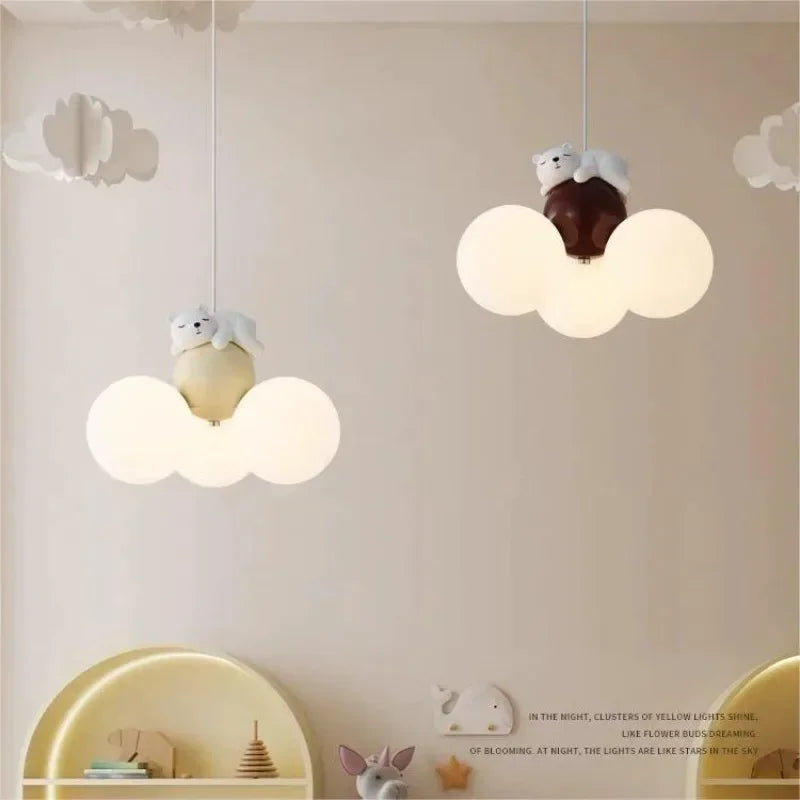 lustre créatif dessin animé ours ballon pour enfants - vue 6 sur 16