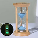 sablier en bois fait main horloge de sable créative décoration intérieure
