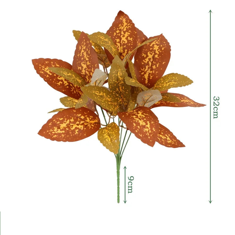feuilles de bambou artificielles en soie pour décoration élégante - vue 17 sur 32