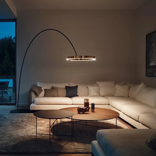 Lampadaire LED style italien décor intérieur