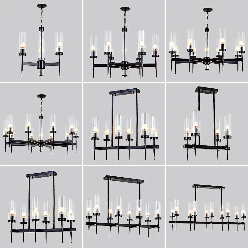 Lustre métal or verre LED - vue 7 sur 24