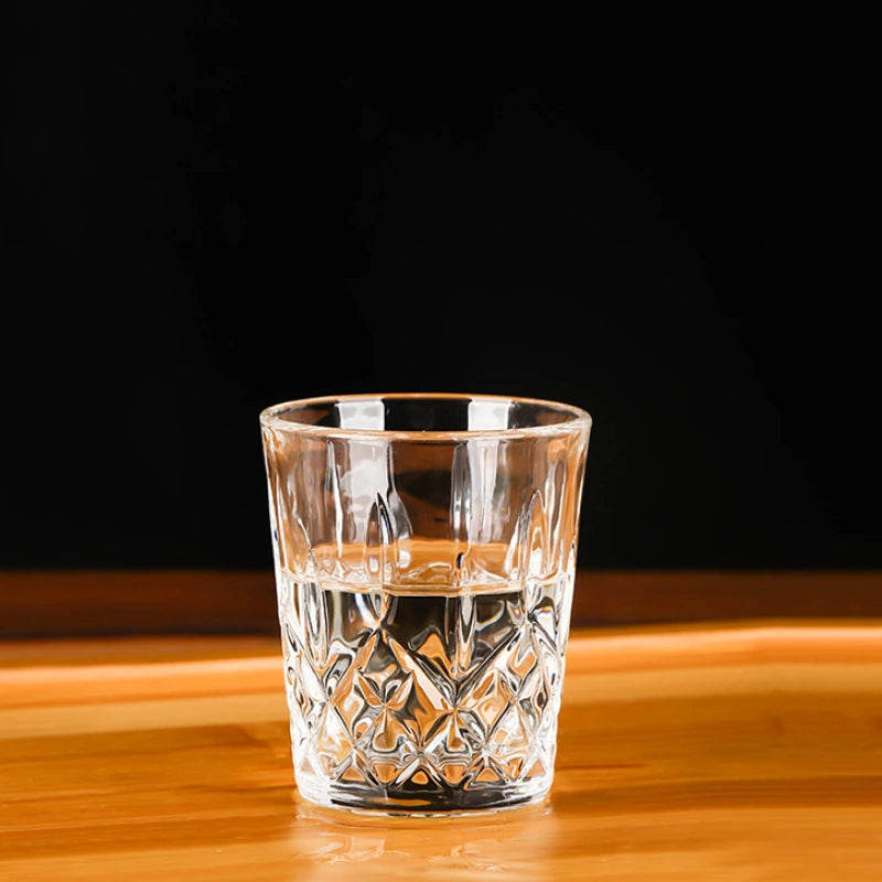 Verres a shot sculptes luxe 50ml lot elegant