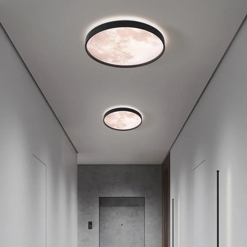 plafonnier led créatif en forme de lune design moderne décoratif