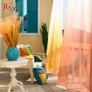 Voilage tulle degrade style moderne pour salon chambre