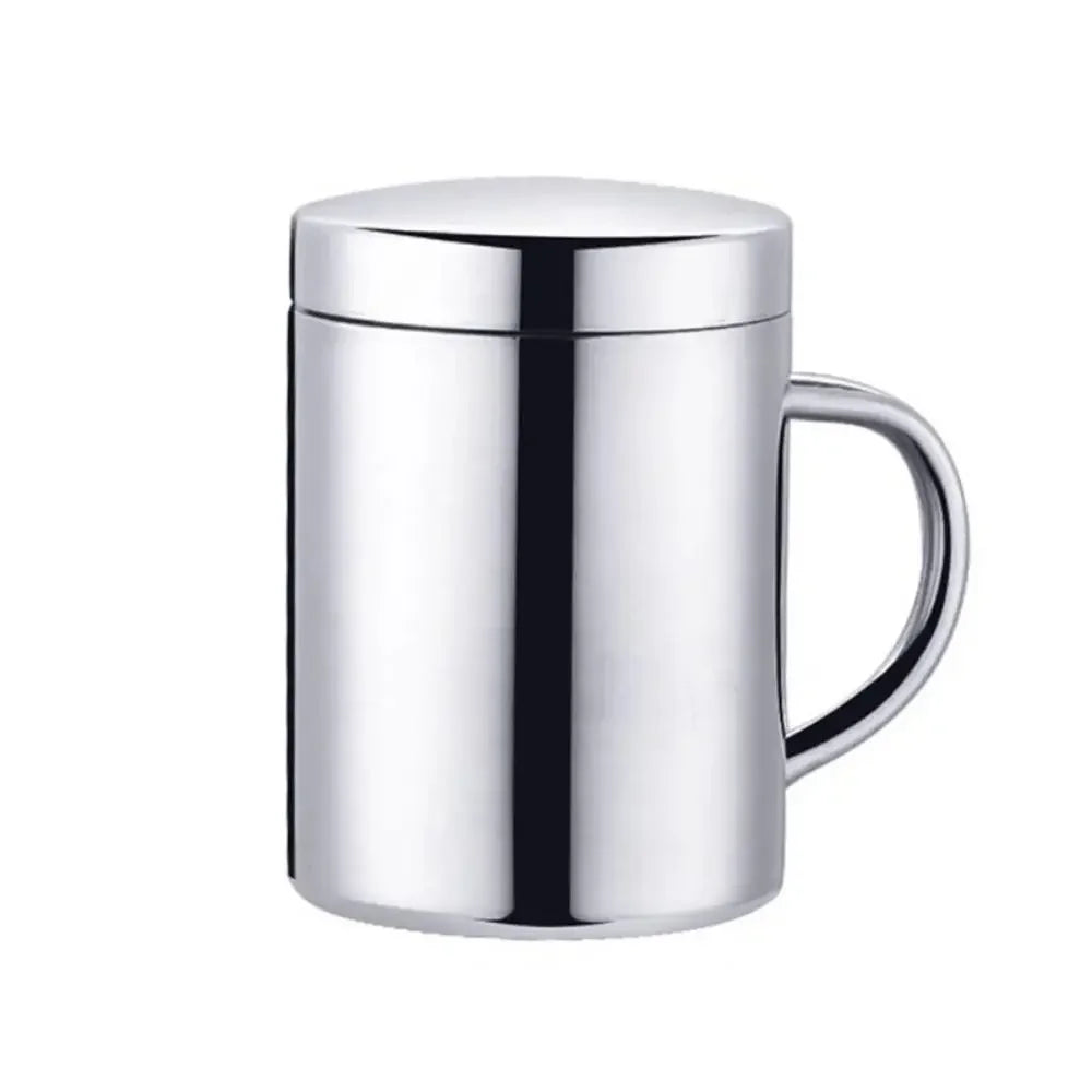 Mug inox double paroi avec anse incassable - vue 3 sur 7