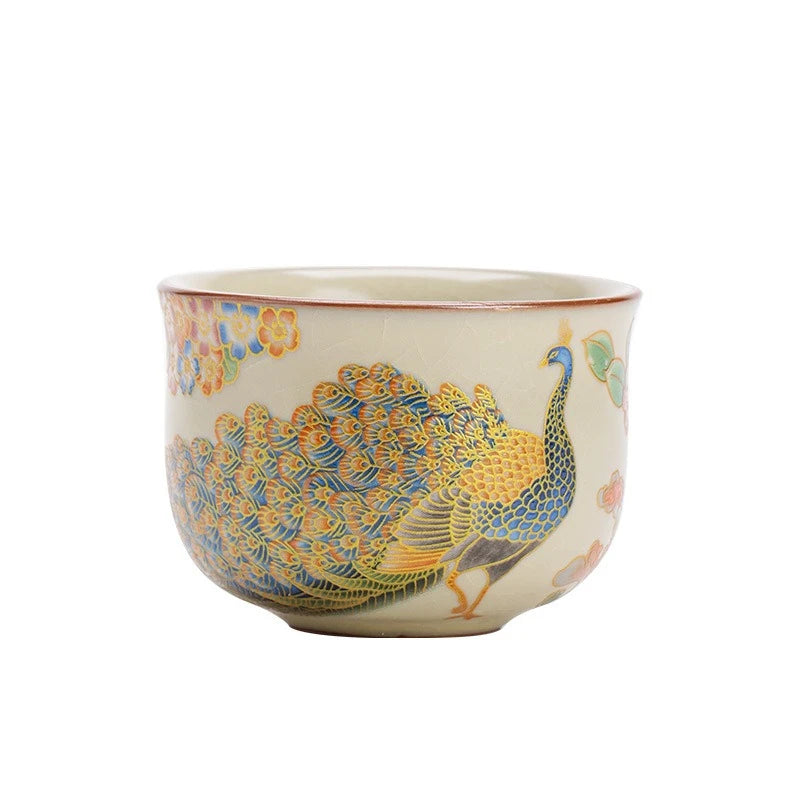 Tasses à thé ru kiln céramique style classique