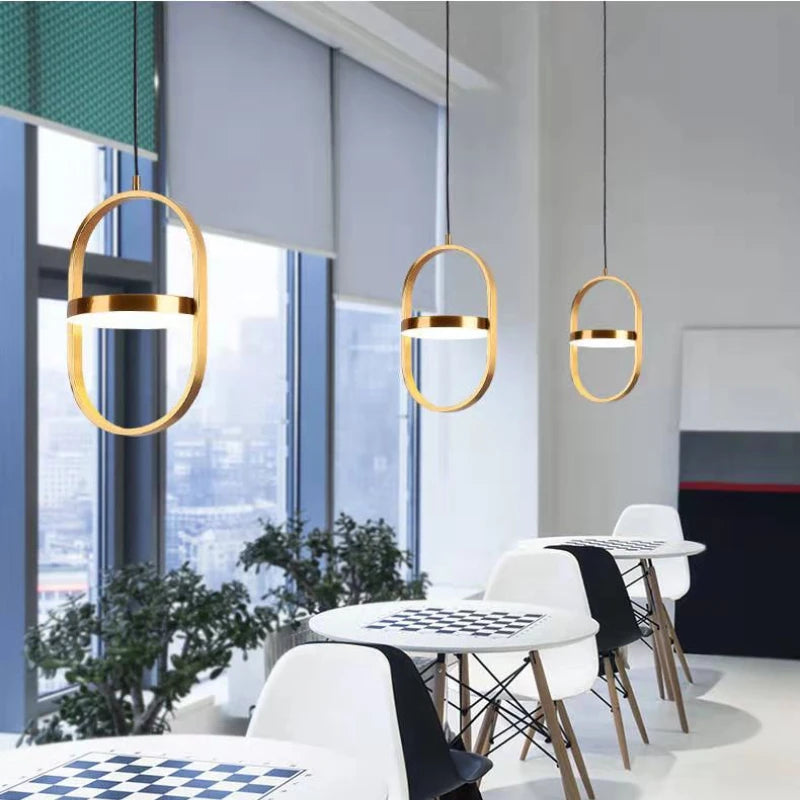 Plafonnier led rotatif au design moderne - vue 7 sur 10