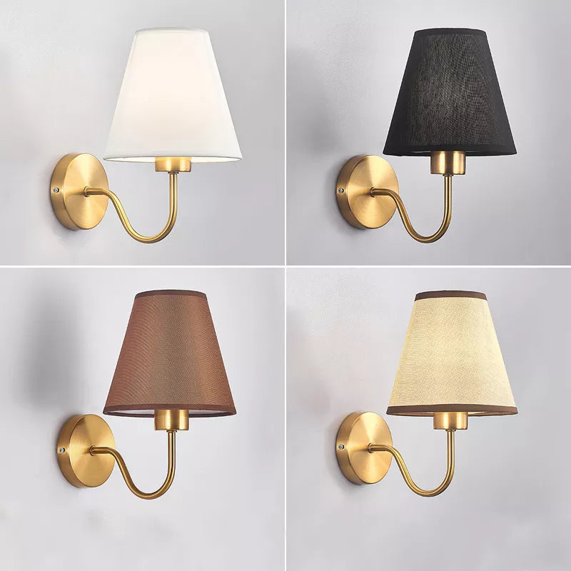 applique led moderne tissu murale