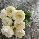 bouquet de roses en soie pour mariage et décoration intérieure