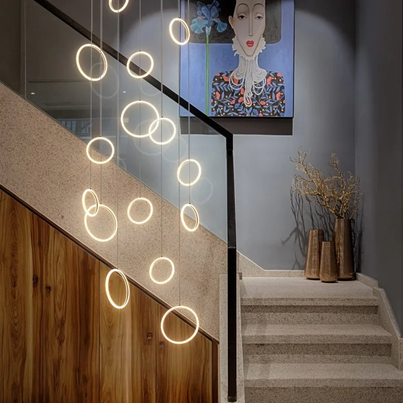 lustre moderne minimaliste pour loft appartement duplex villa