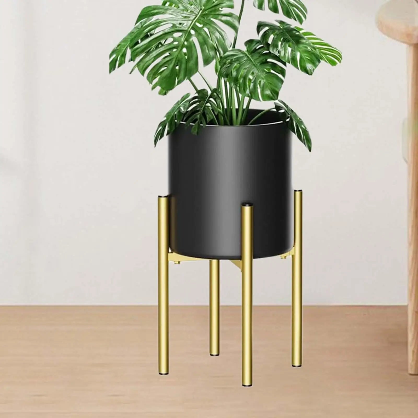 support de plantes en métal élégant et réglable pour intérieur extérieur