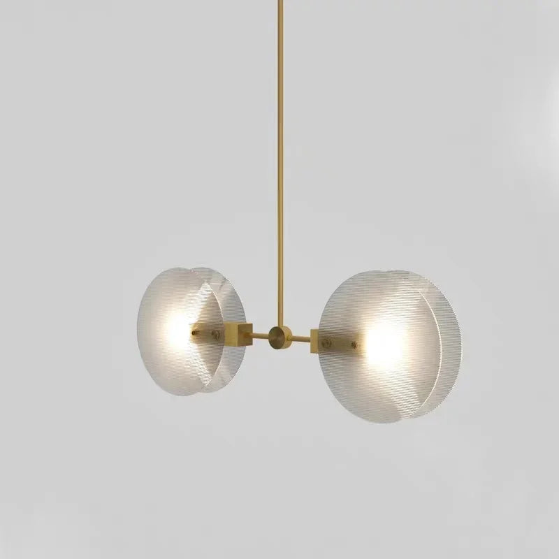 lustre led en verre nordique tables alimentaires lampes suspendues luminaires décoratifs - vue 6 sur 14