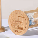 sablier en bois lumineux pour minuterie créative et décoration