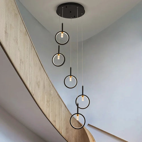 lustre moderne simple en forme trapézoïdale pour décoration intérieure