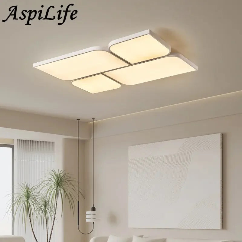lustre plafond led intérieur ultra lumineux salon chambre enfants - vue 2 sur 10