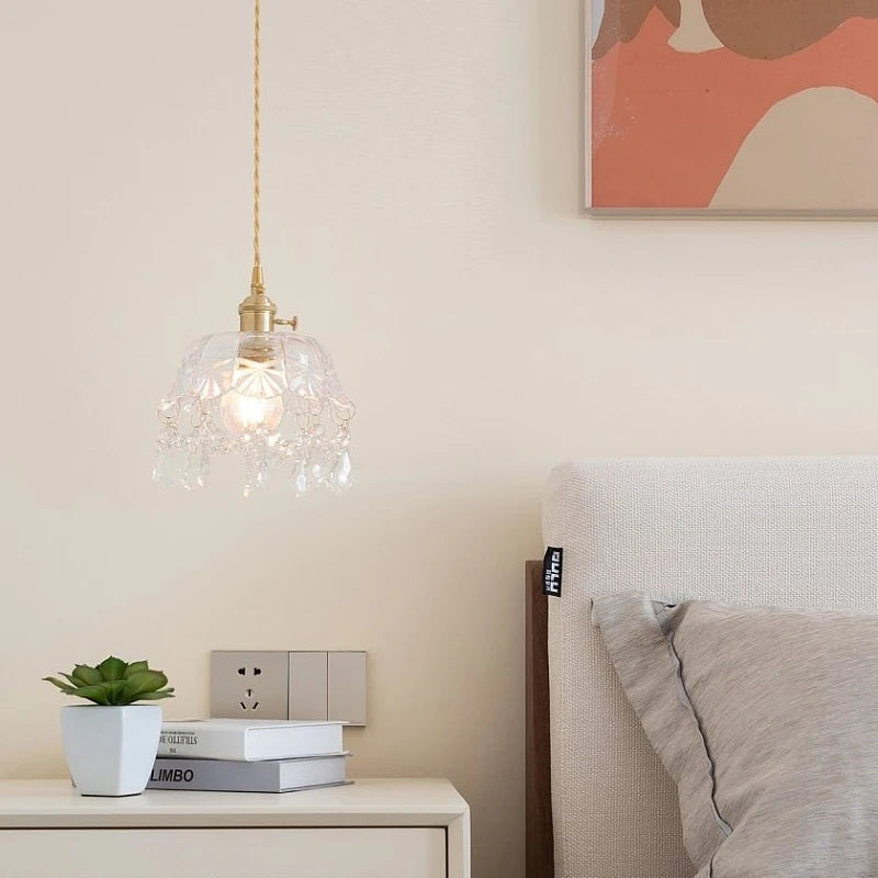 Suspension en cristal au design moderne - vue 3 sur 7