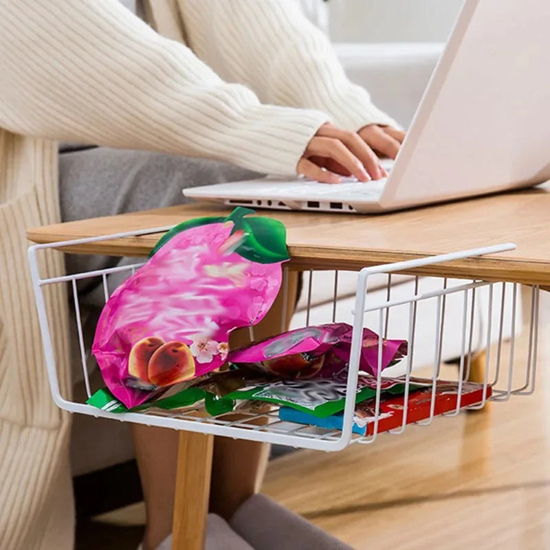 panier suspendu polyvalent pour rangement et organisation - vue 6 sur 18