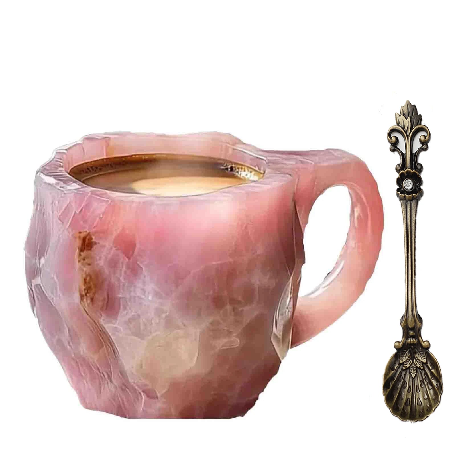 Mug en cristal effet multicolore style elegant cadeau