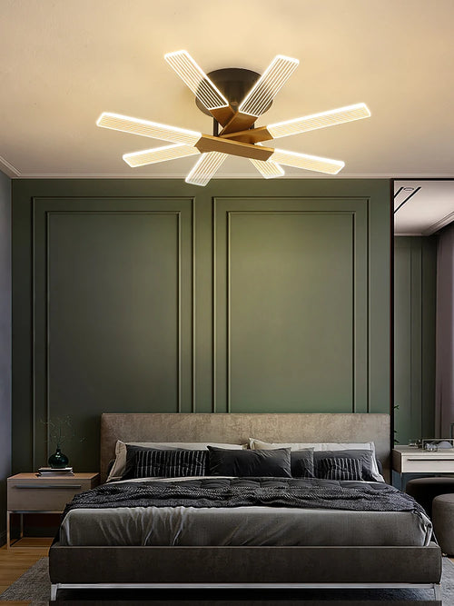 plafonnier led design en acrylique pour intérieur élégant