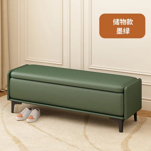 banc à chaussures nordique de luxe pour le rangement - vue 9 sur 15