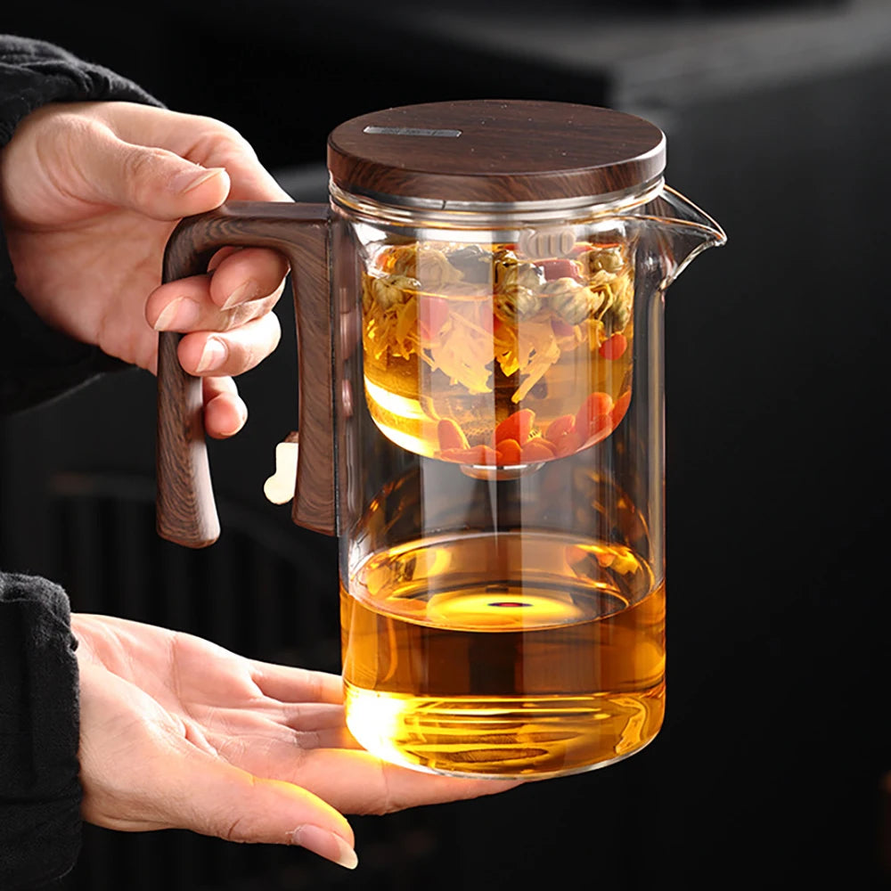Théière en verre avec infuseur filtre magnétique 520ml - vue 4 sur 6