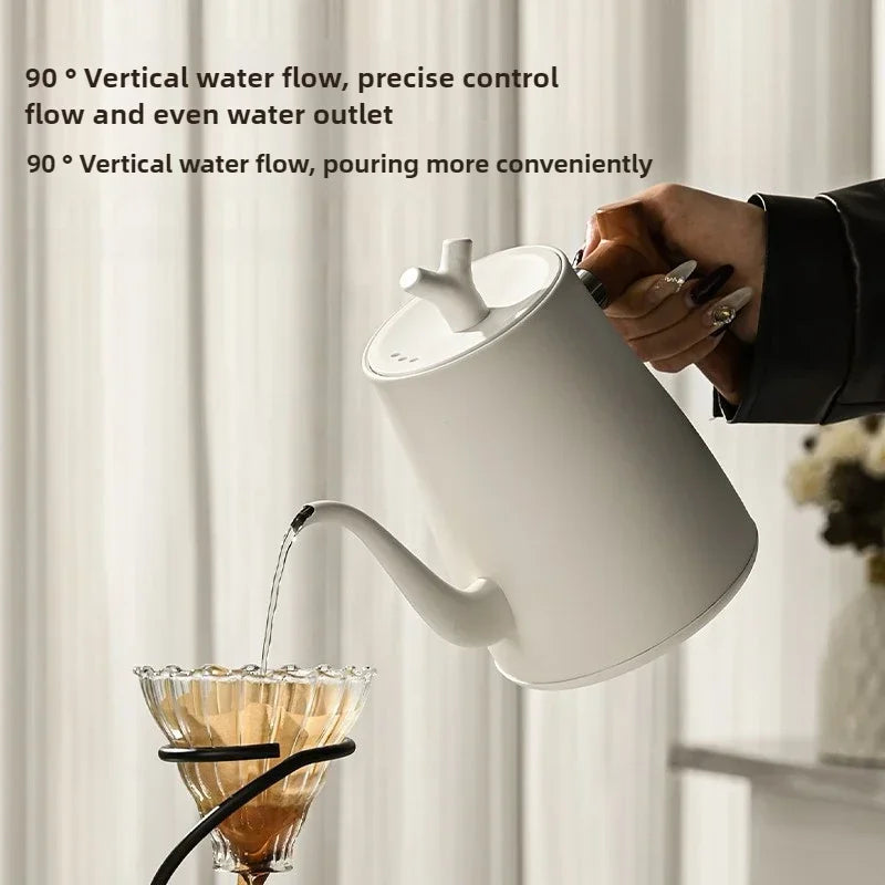 Bouilloire col de cygne inox affichage led 1l - vue 5 sur 7