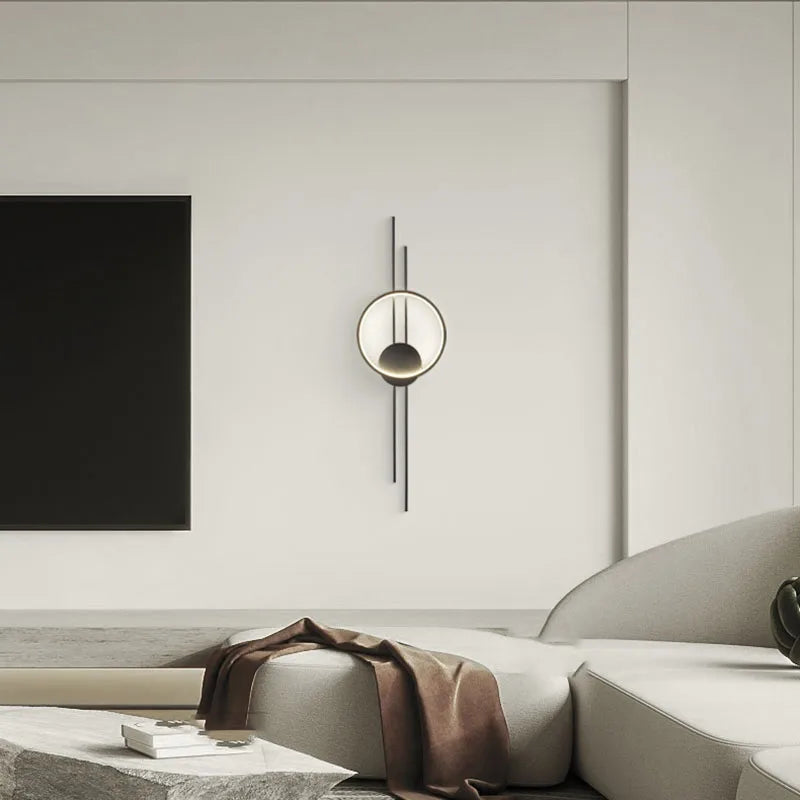 applique murale led en cuivre gradation température éclairage ambiance - vue 5 sur 8
