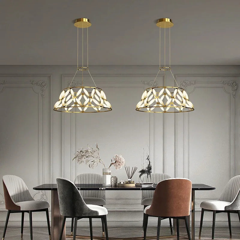 lustre nordique moderne lampe led créative pour décoration intérieure - vue 5 sur 13