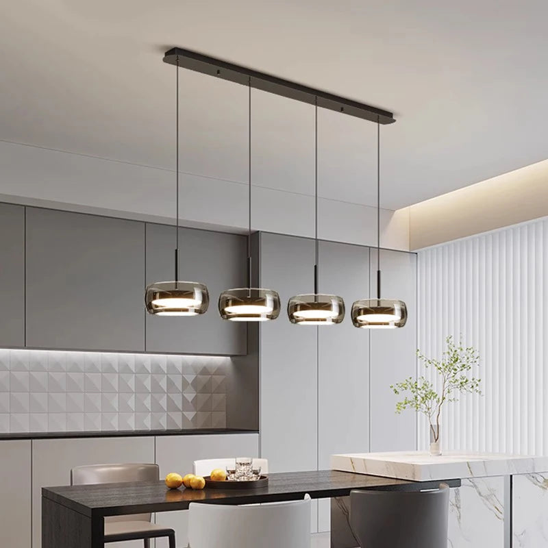 lustre décoratif pour intérieur avec lampes suspendues - vue 3 sur 11