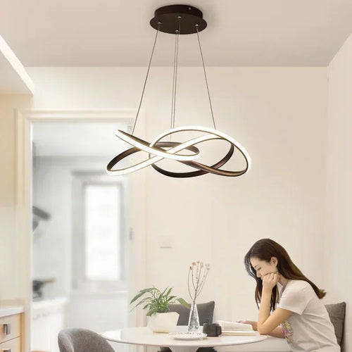 lustre suspendu led moderne pour décoration maison