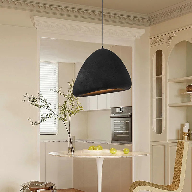 suspension à led style japonais wabi sabi moderne pour décoration intérieure - vue 4 sur 10