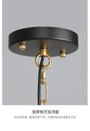 lustre rustique fer moderne suspendu