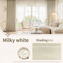 Rideau occultant uni style moderne pour salon chambre