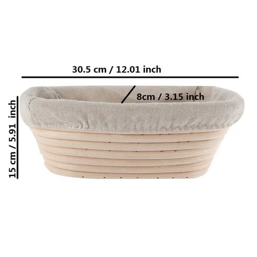 corbeille à pain en rotin panier pour cuisson et fermentation