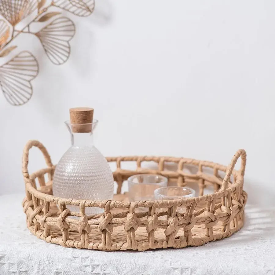 panier à fruits en osier tissé pour décoration et rangement - vue 5 sur 8