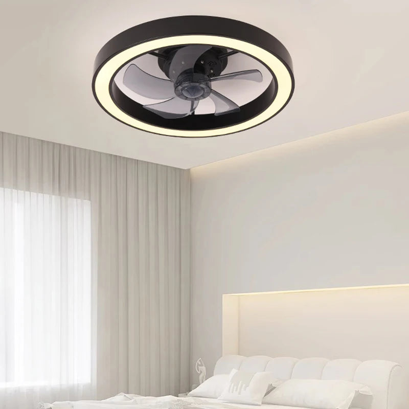 Modern LED Fan Light Remote Control Timed Electric Fan Bedroom, Living Room Decoration, Home Decoration LED Ceiling Fan Light