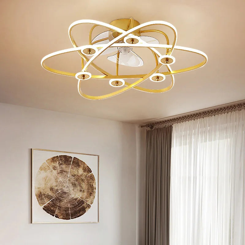 ventilateur de plafond led silencieux pour chambre d'enfants - vue 2 sur 12
