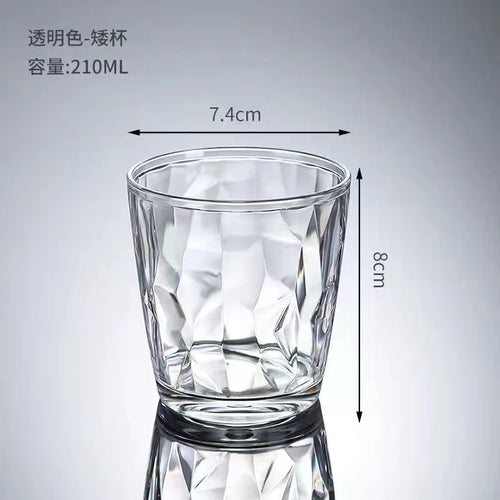 Verres incassables acrylique reutilisables pour vin biere jus