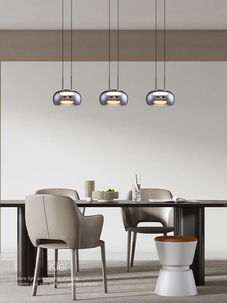 Suspension en verre pour restaurant - vue 3 sur 6