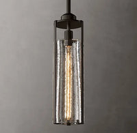lustre en verre nordique style industriel décoratif pour restaurants et hôtels