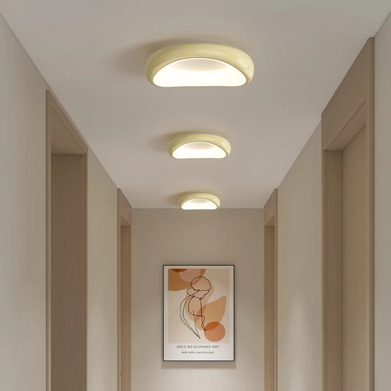 plafonnier led moderne rond pour éclairage domestique monté en surface - vue 3 sur 12