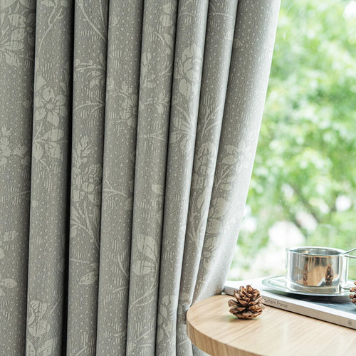 Rideau occultant thermique à motif floral salon chambre