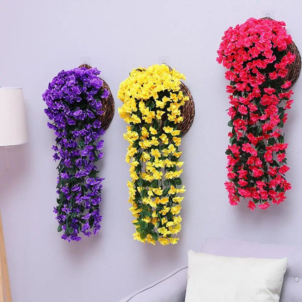 Fleur artificielle suspendue pour décoration de fête et mariage