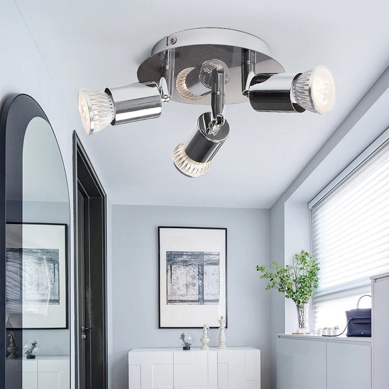 projecteur rotatif monté en surface moderne downlight sur rail