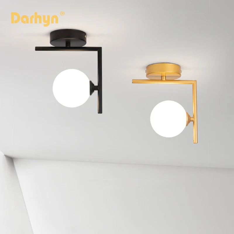 Plafonnier LED design nordique passerelle - vue 4 sur 10