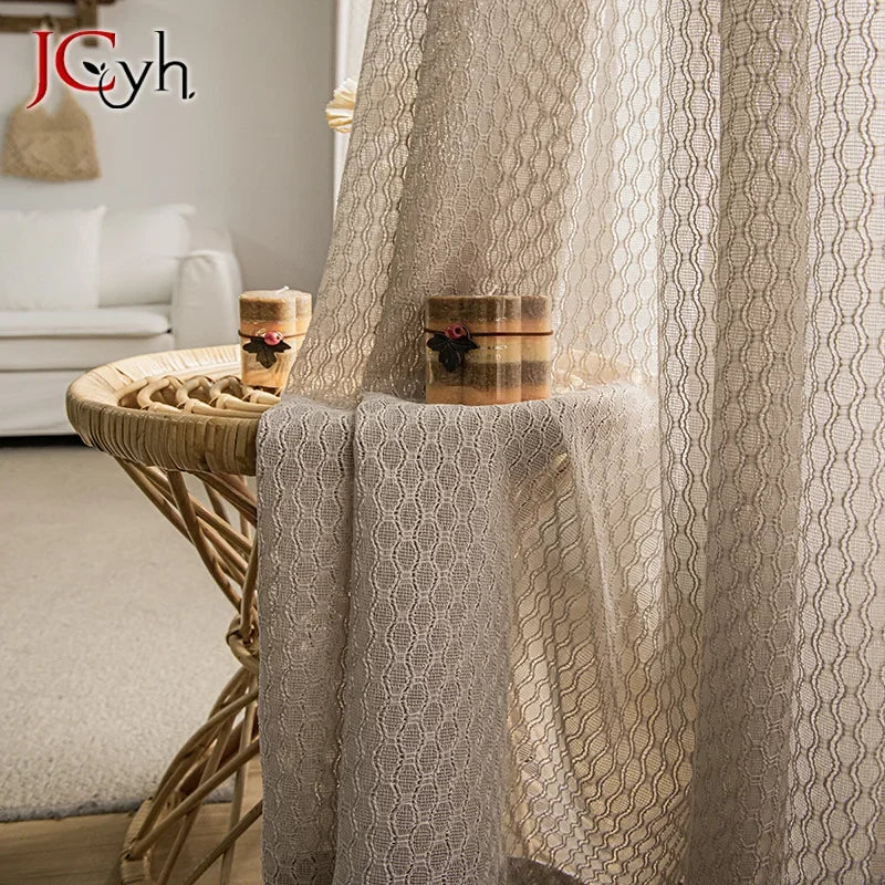 Voilage japonais transparent pour salon ou chambre élégant - vue 2 sur 10