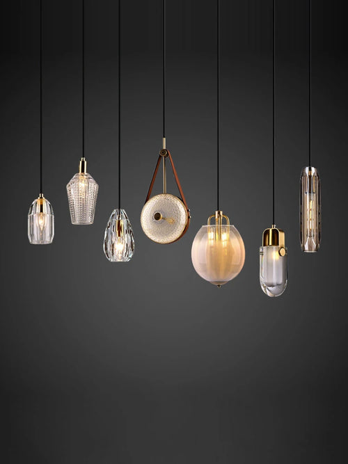lustre suspendu avec nouvelles lampes led 2023 pour éclairage